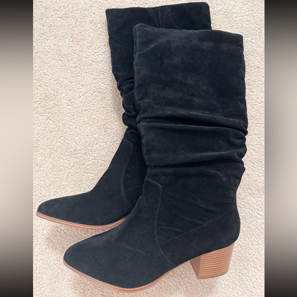 Tall Block Heel Boots - Picture 2 of 4